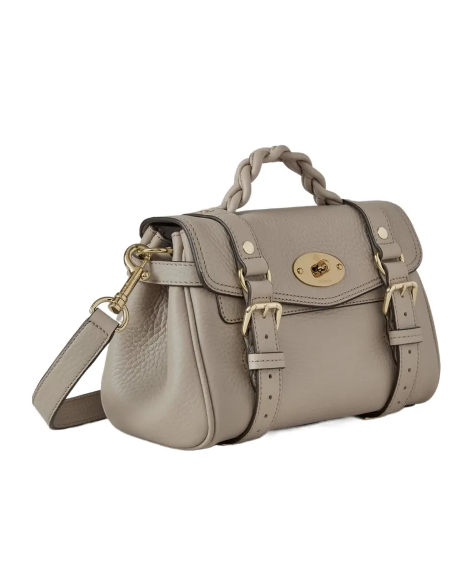 Mini Alexa Braided-Handle Tote Bag