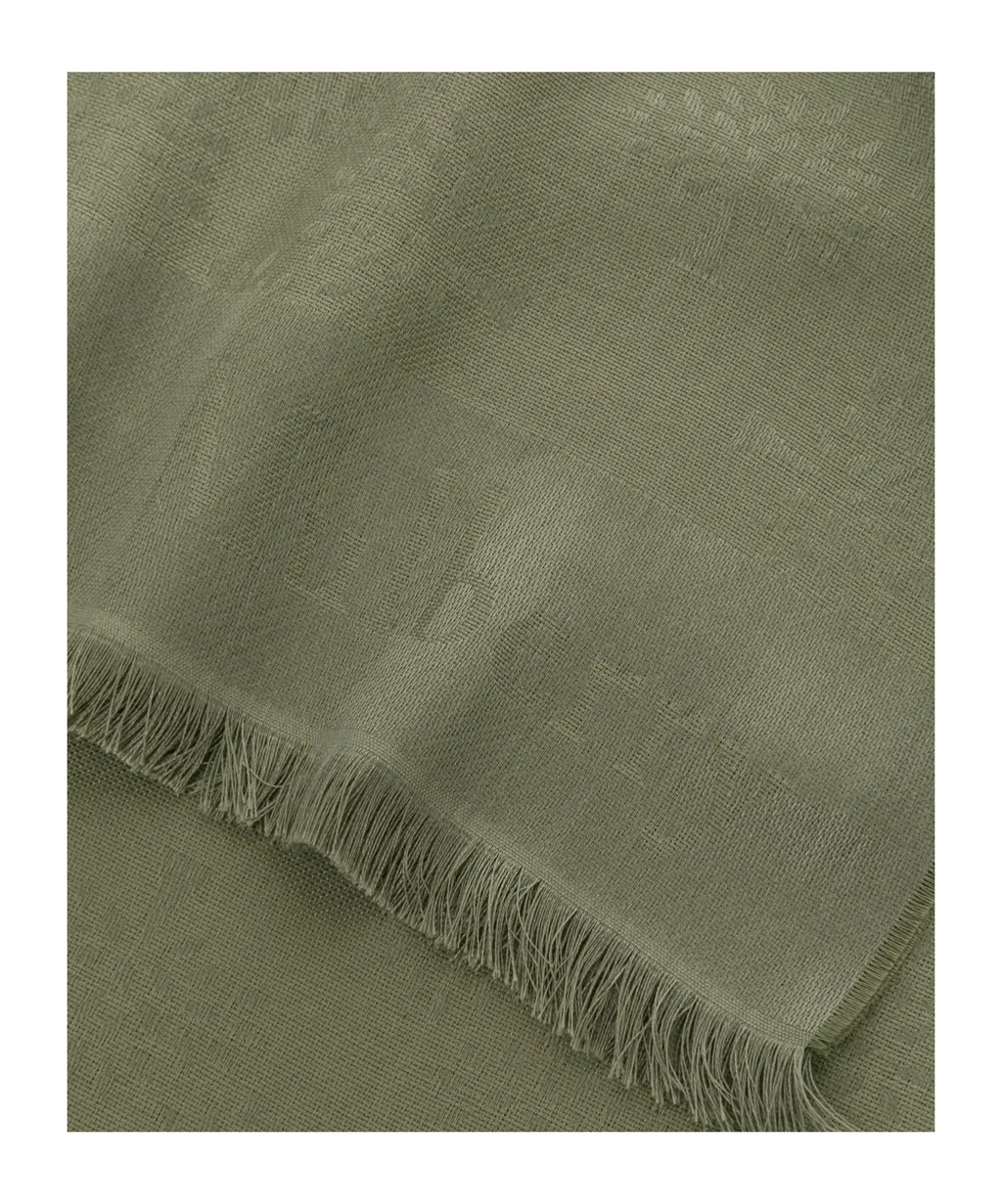Logo Tassel Scarf