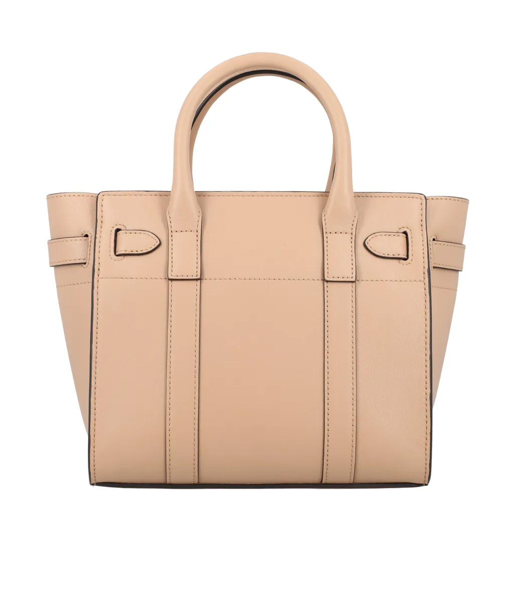 Logo Printed Mini Zipped Bayswater Tote Bag