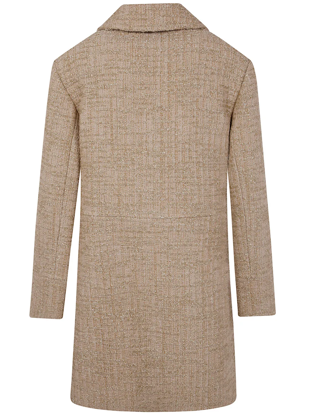 Embellished Tweed Coat