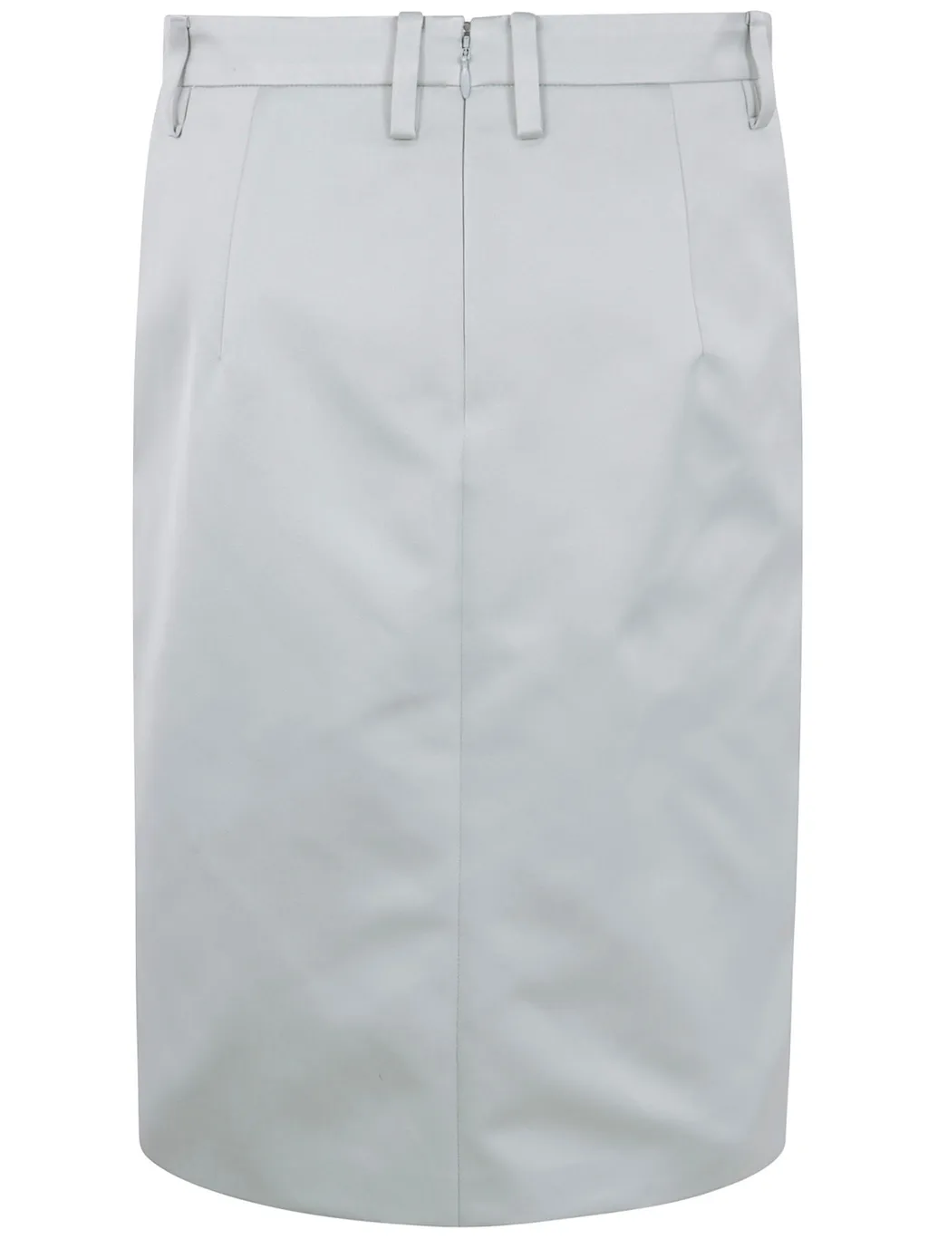 Zip-Front Pencil Skirt