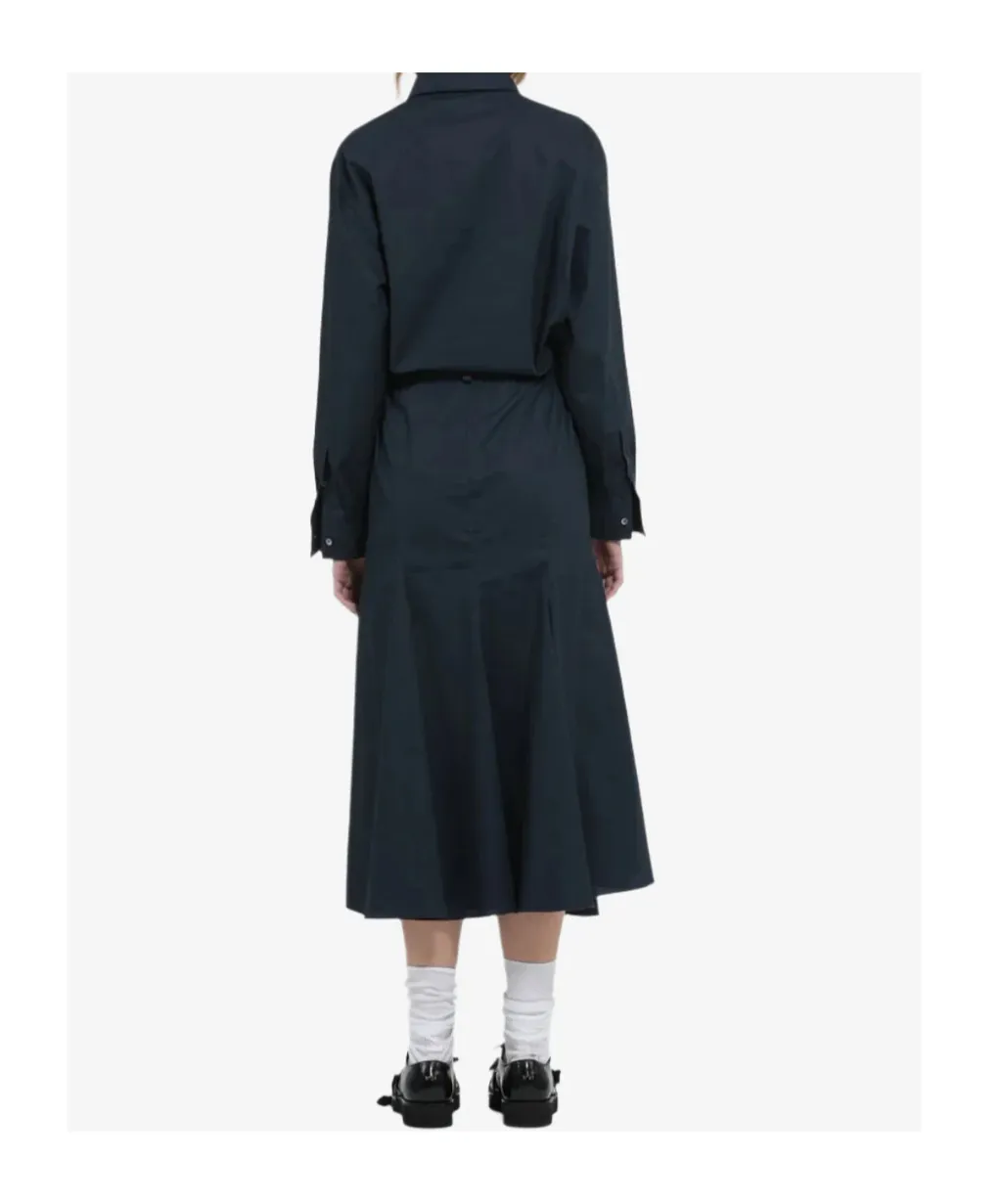 Long Dress With Drawstring Waist