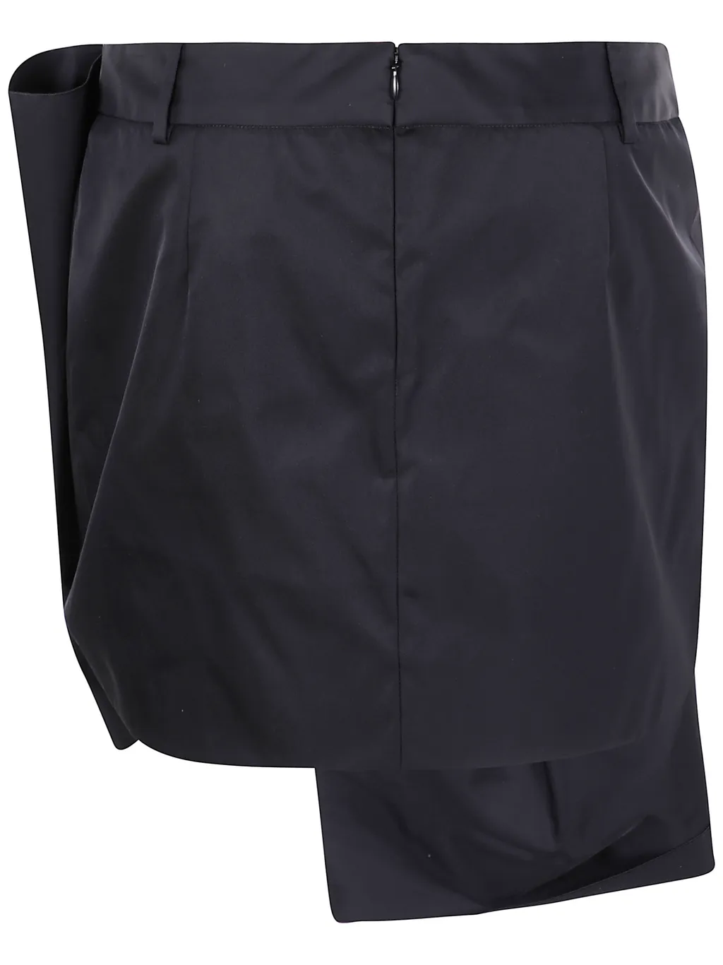Draped Bow Mini Skirt