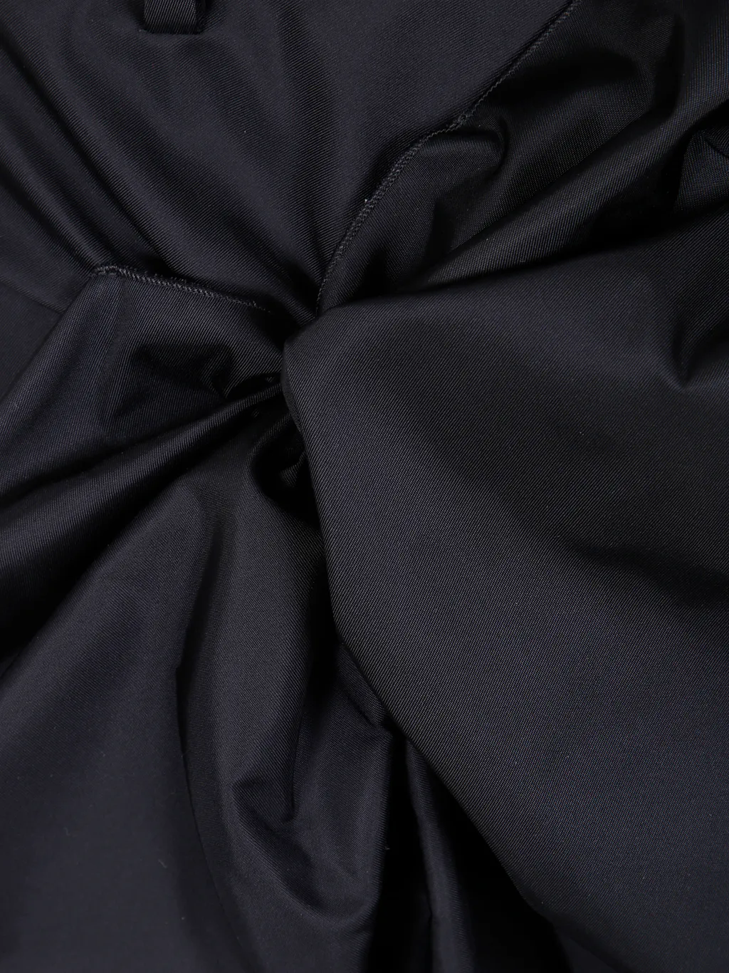 Draped Bow Mini Skirt