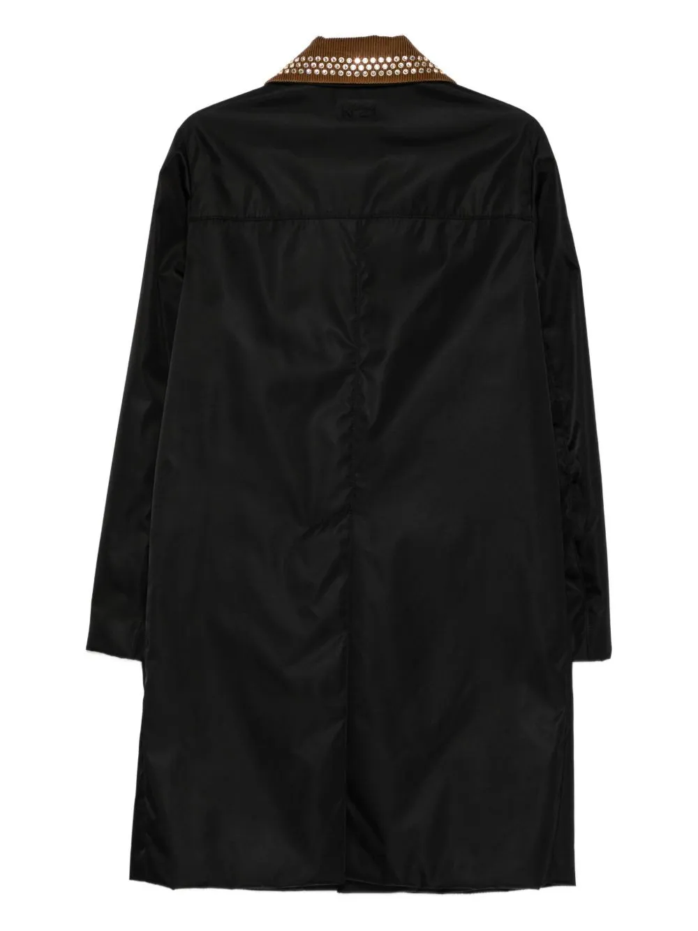 Studded-Embellishment Coat