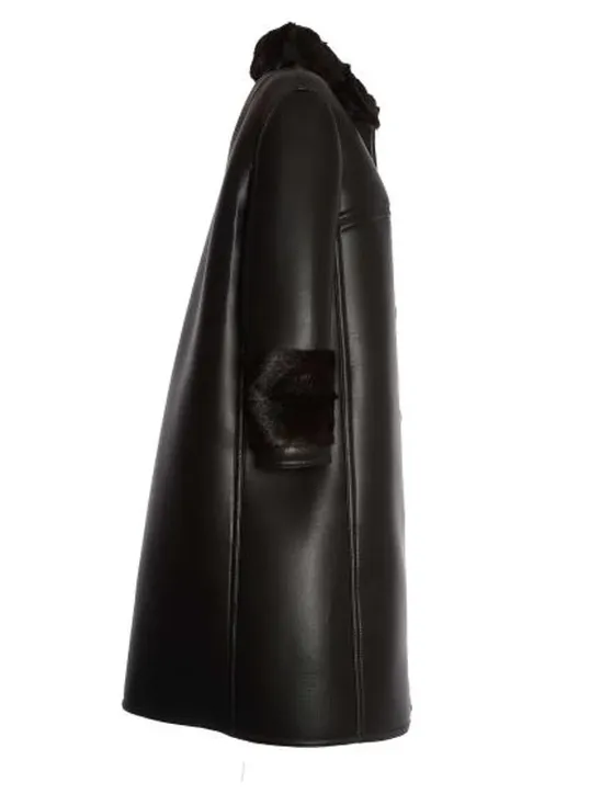 Faux-Fur Collar Coat
