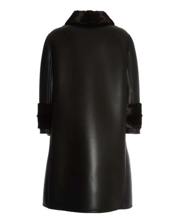 Faux-Fur Collar Coat