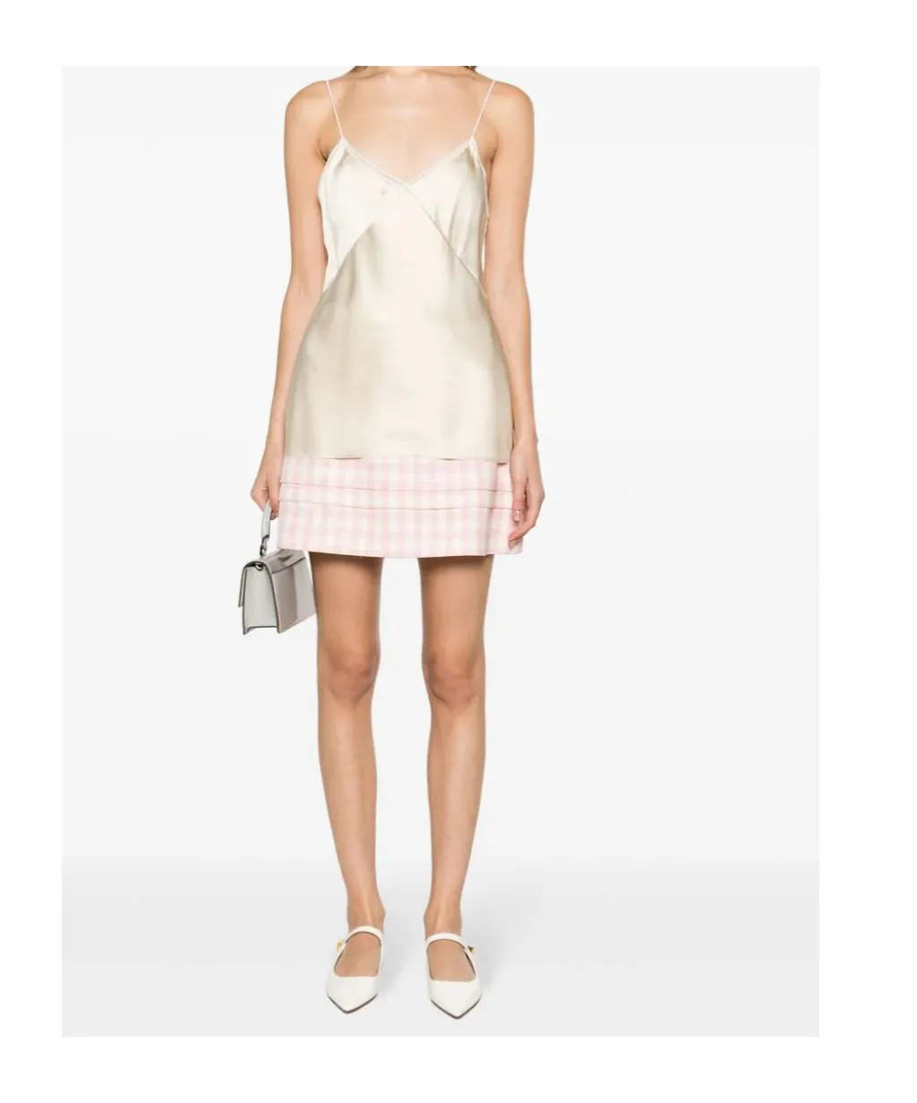 Spaghetti-Strap Satin-Finish Top