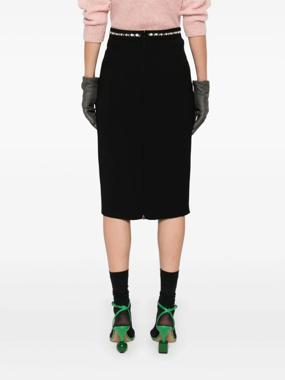 Crystal Embellishment Skirt