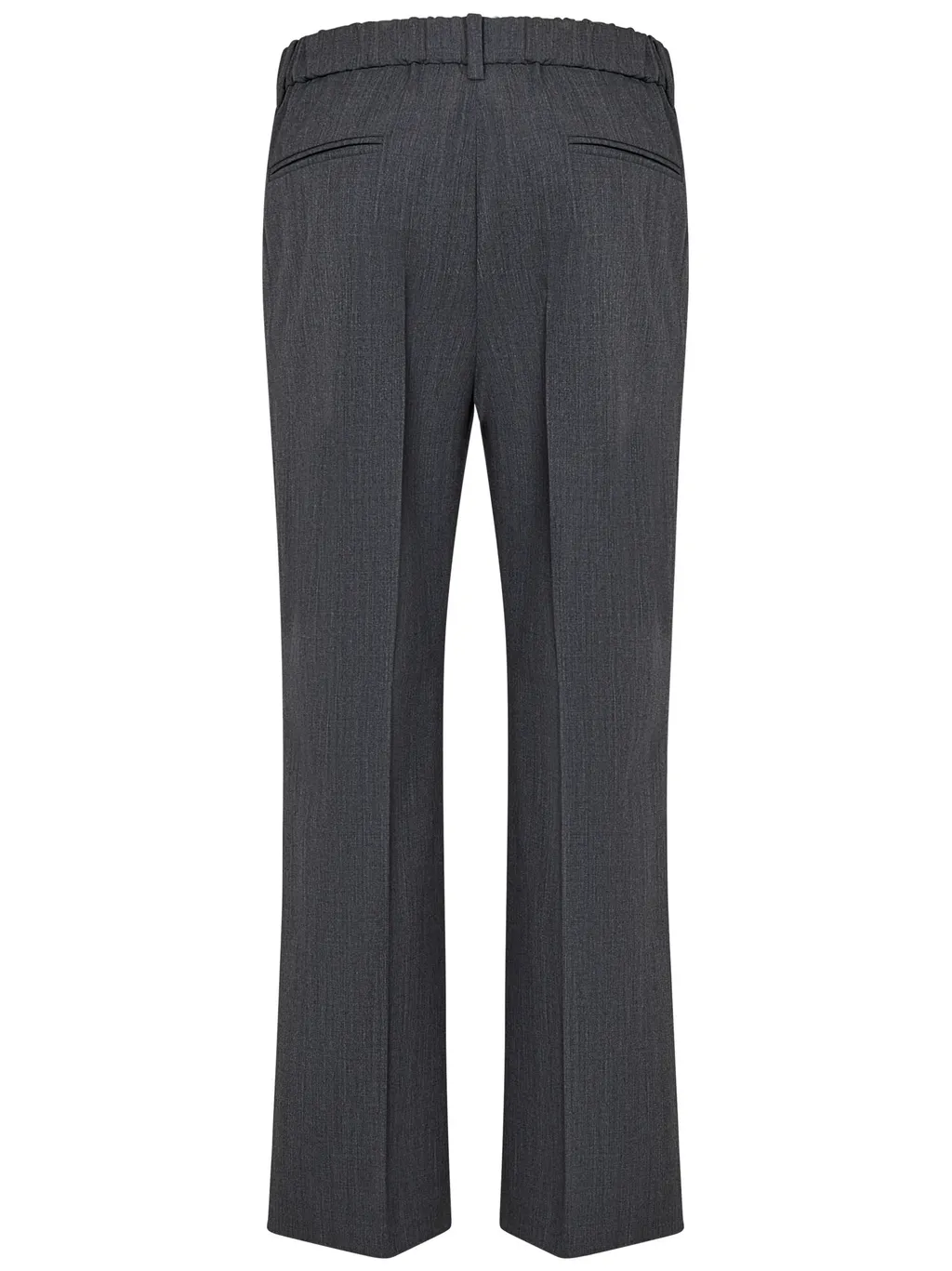 Cropped Straight-Leg Trousers
