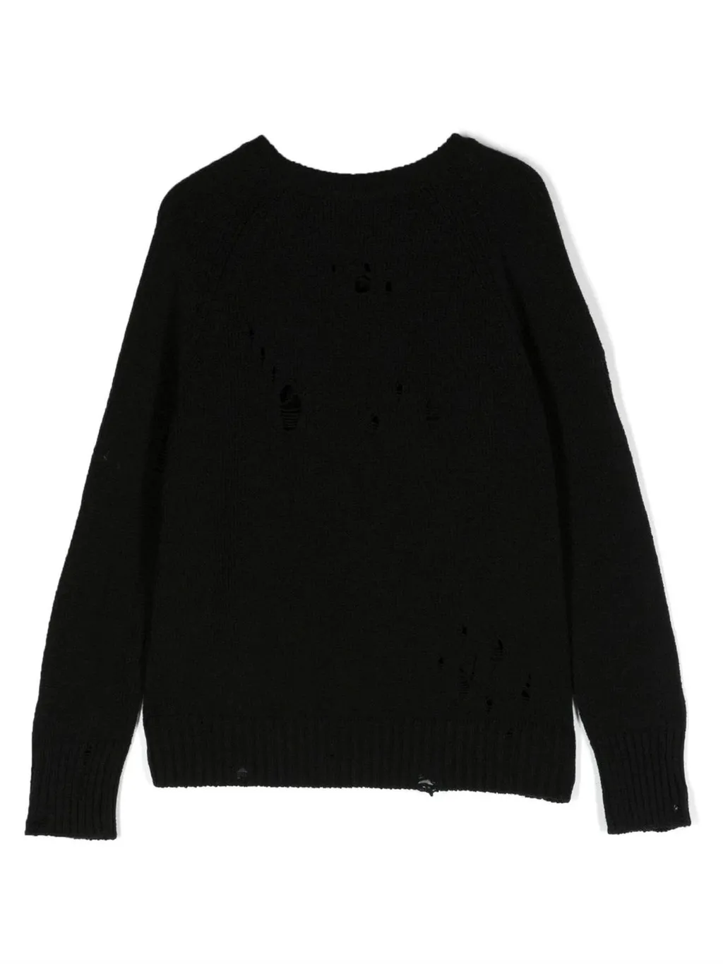 Logo Patch Distressed Jumper