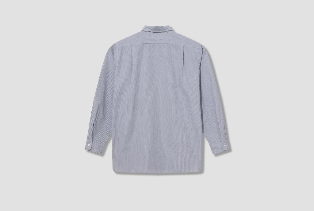 Regular Collar Stripe Wind Shirt