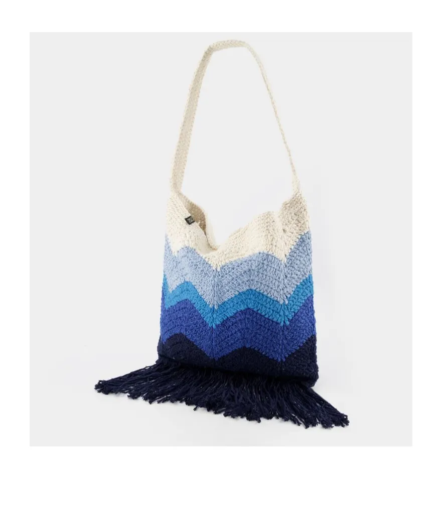 Priya Crochet Gradient Tote Bag