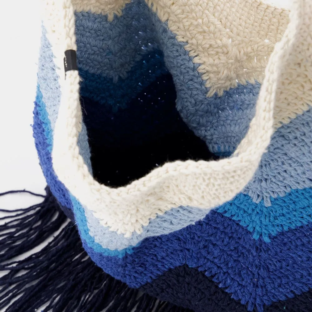Priya Crochet Gradient Tote Bag