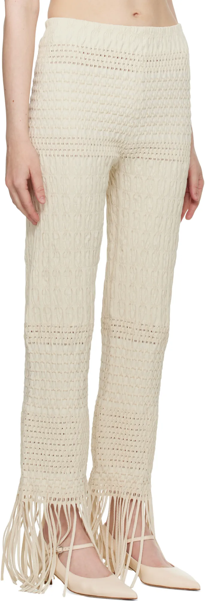 Textured Trousers