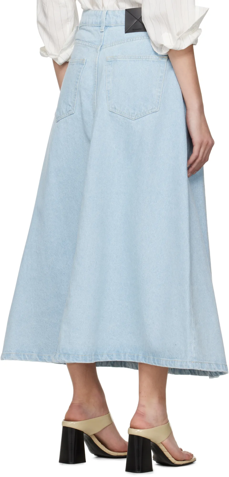 Denim Midi Skirt
