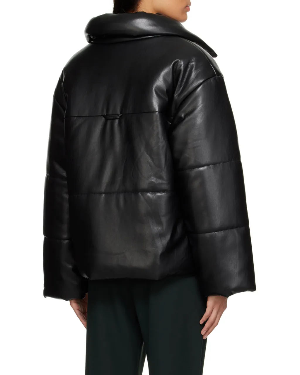 Hide High-Neck Puffer Jacket