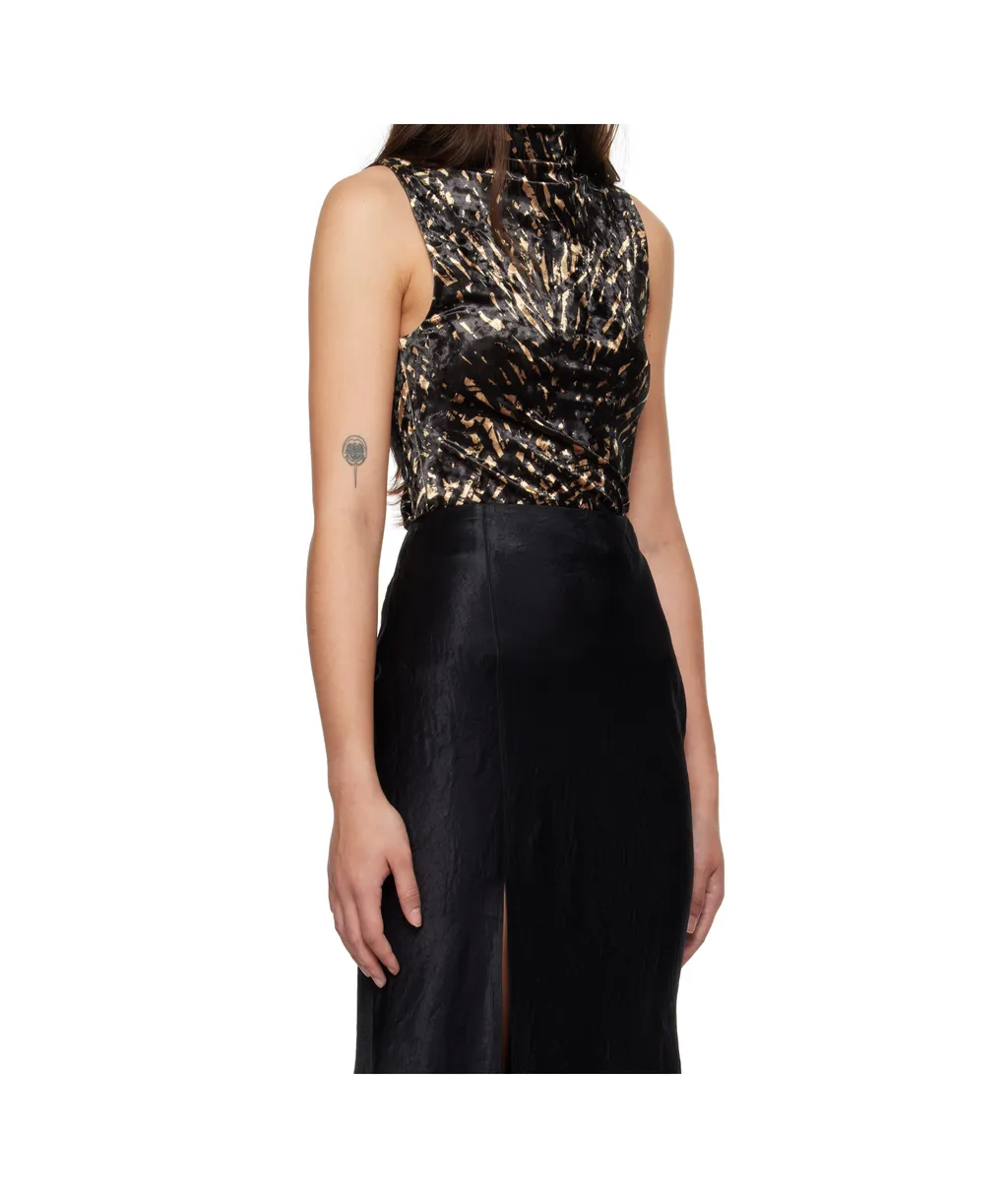 Animal-Pattern Top