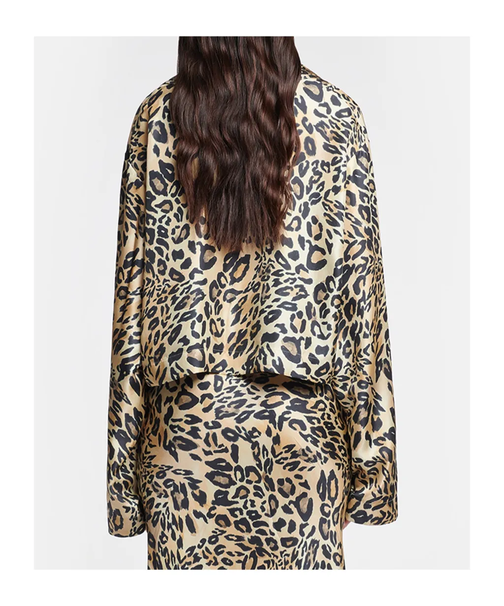 Cropped Long-Sleeved Shirt