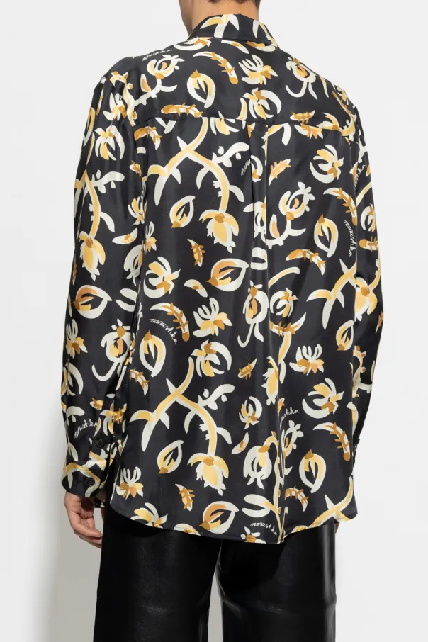 Jari Graphic Printed Button-Up Shirt