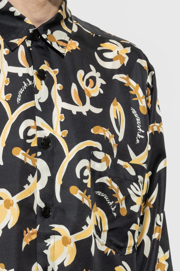 Jari Graphic Printed Button-Up Shirt