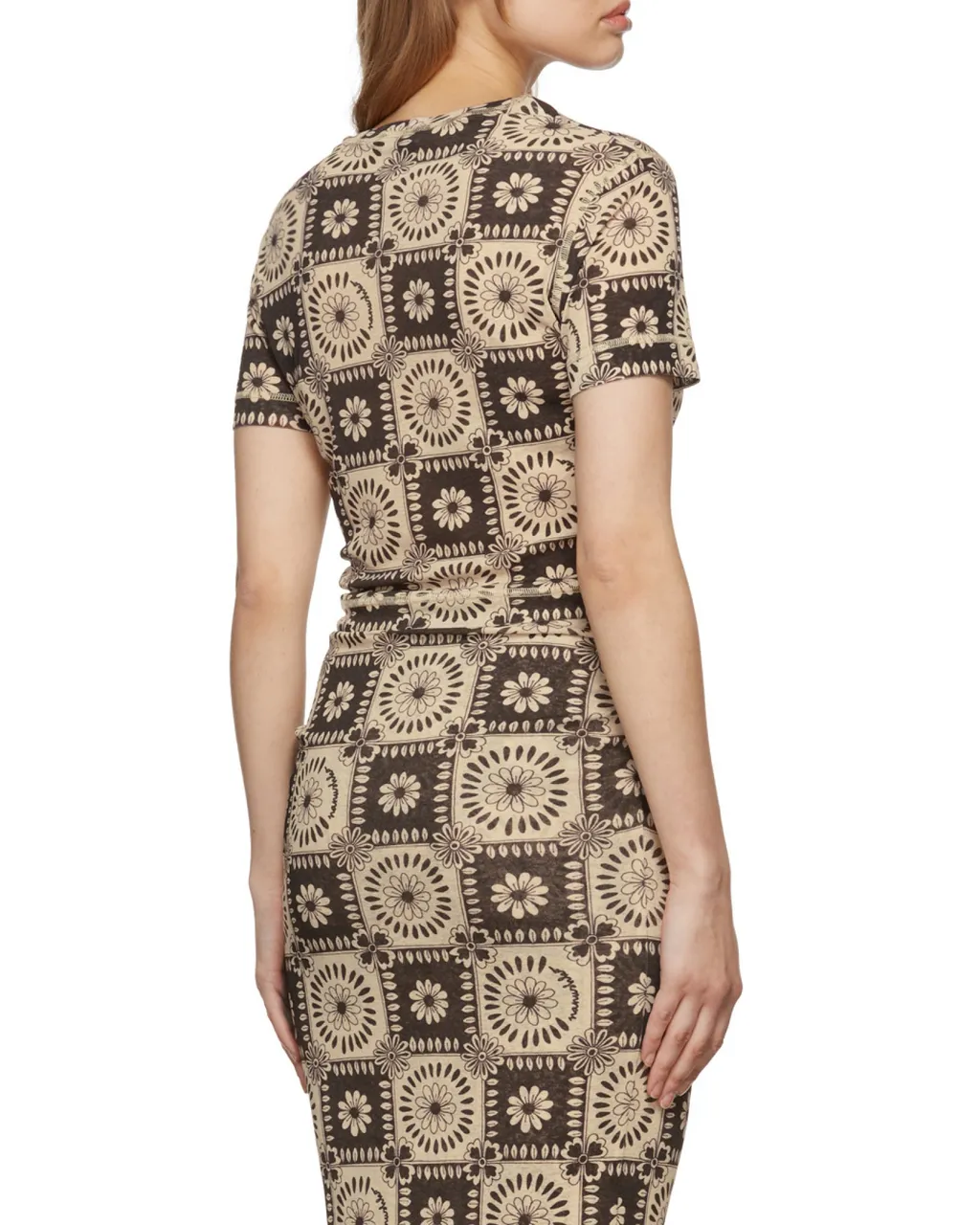 Floral-Print Short-Sleeved T-Shirt