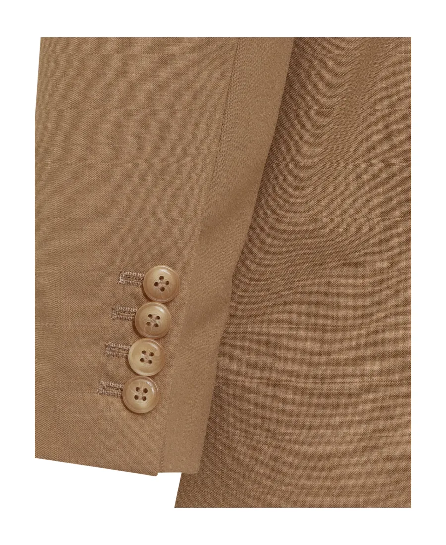 Button-Up Straight Hem Tailored Overshirt