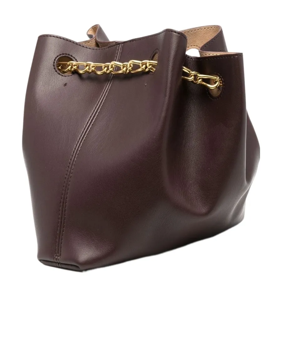 Chain Linked Open-Top Tote Bag