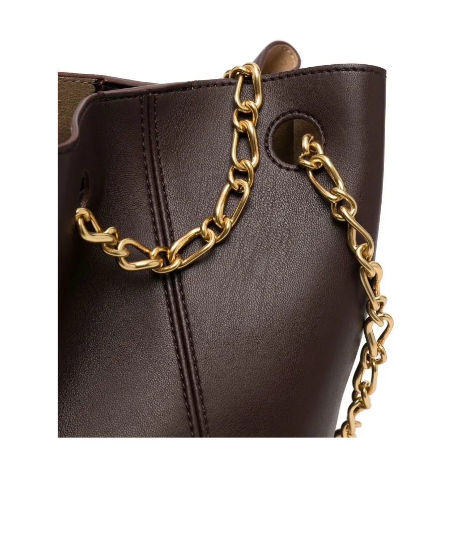 Chain Linked Open-Top Tote Bag