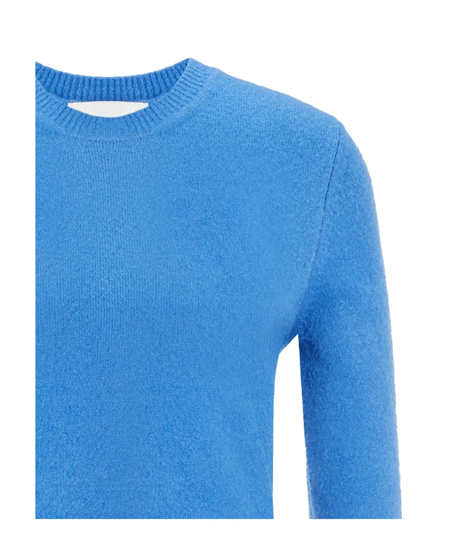 Long-Sleeved Crewneck Knitted Jumper