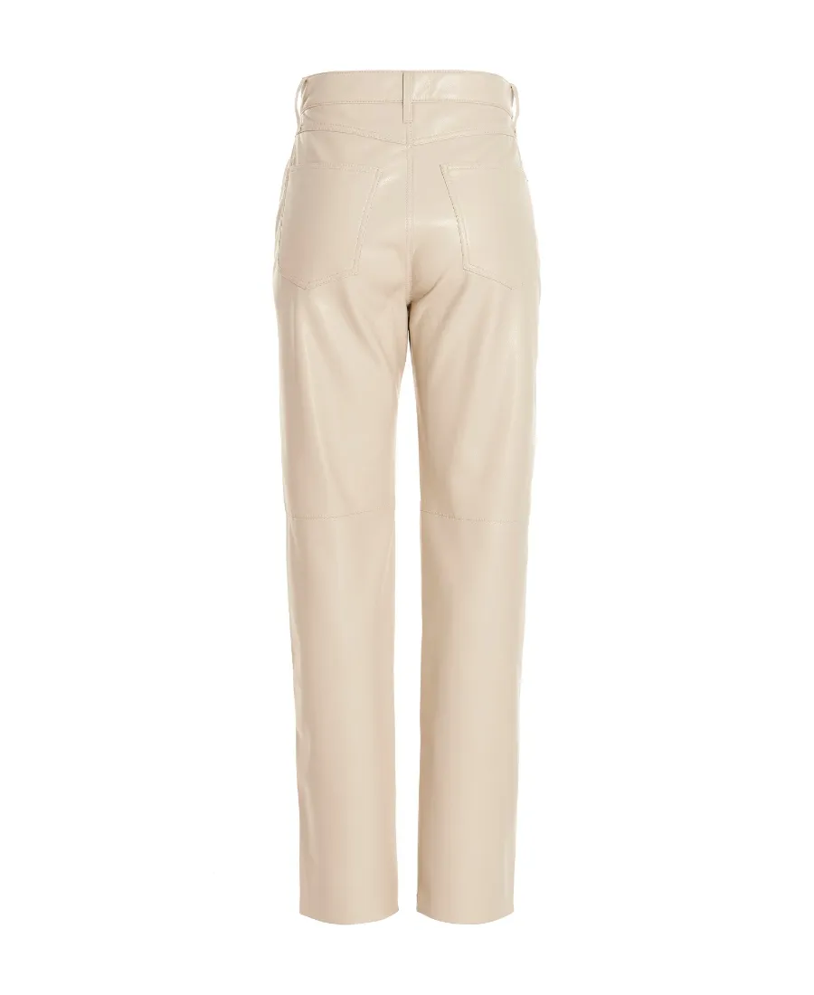 High-Waisted Straight-Leg Pants