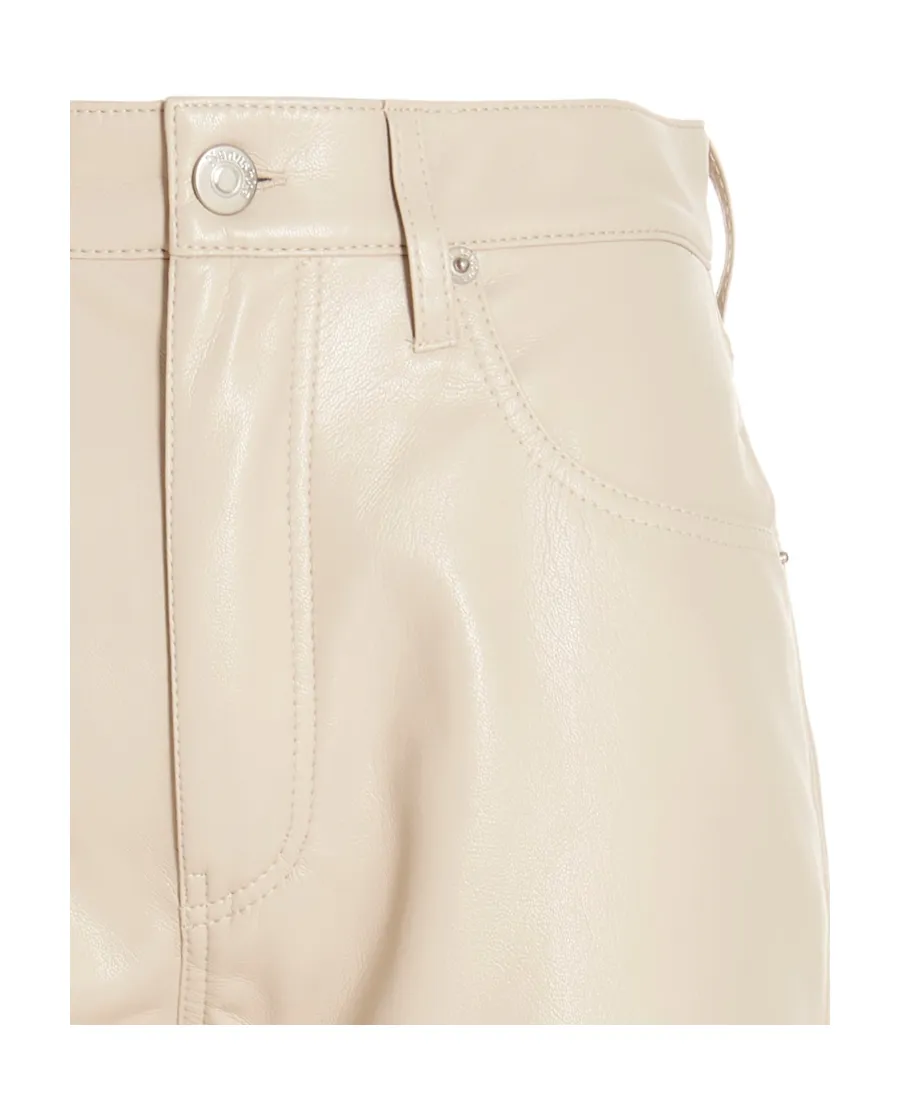 High-Waisted Straight-Leg Pants