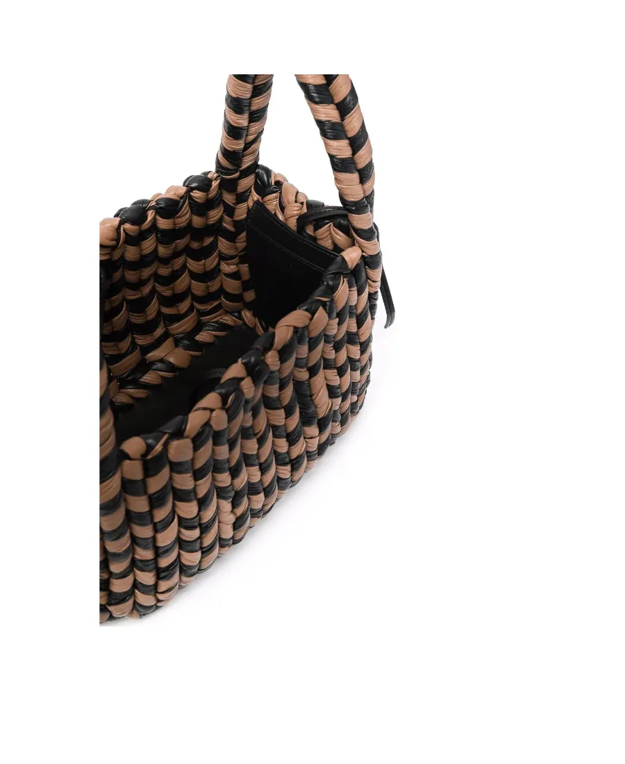 Interwoven Top Handle Bag