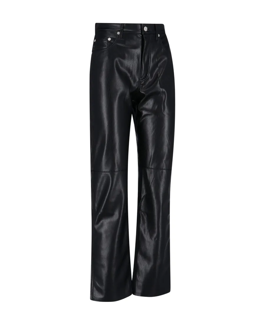 High-Rise Straight-Leg Pants