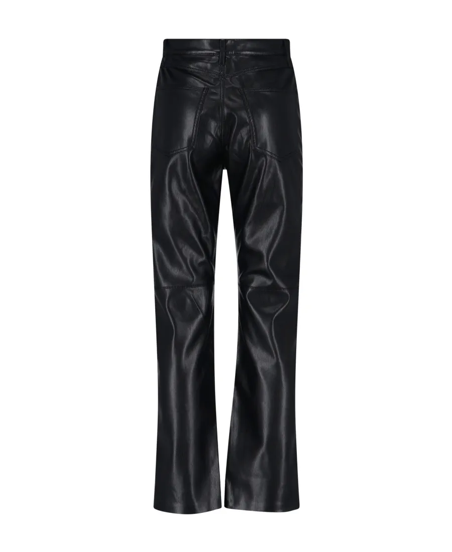 High-Rise Straight-Leg Pants