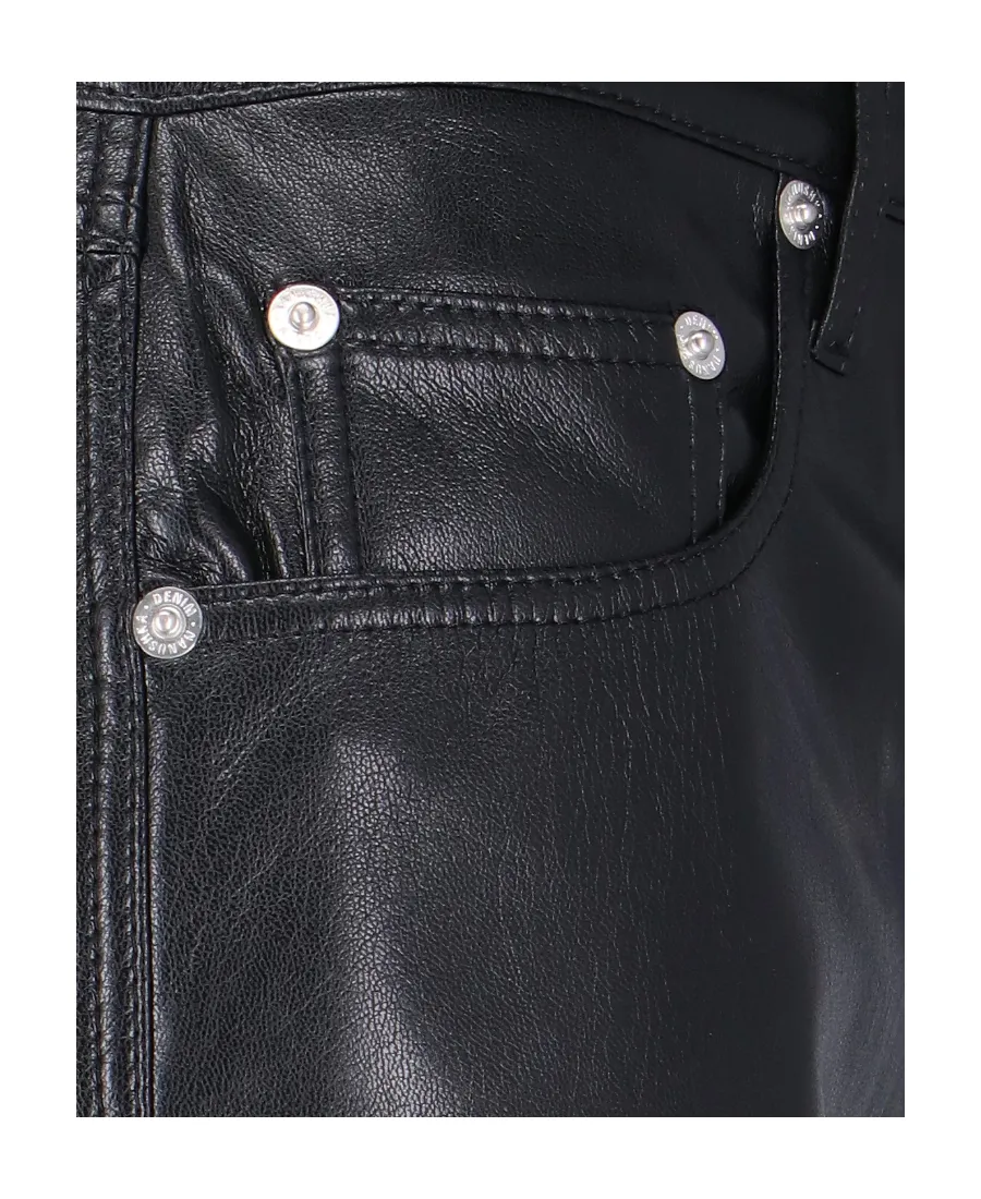 High-Rise Straight-Leg Pants