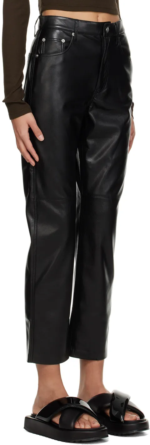 High-Rise Straight-Leg Pants