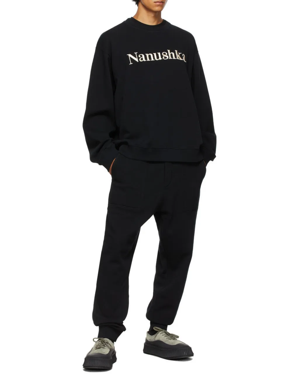 Remy Logo Embroidered Crewneck Sweatshirt
