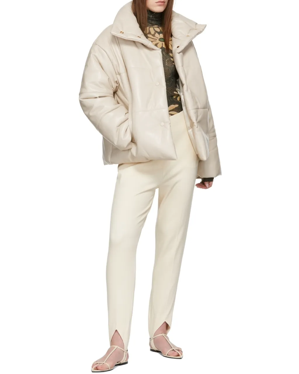 High-Waisted Casual Pants
