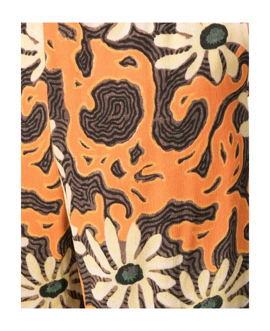Floral Printed Wide-Legged Pants