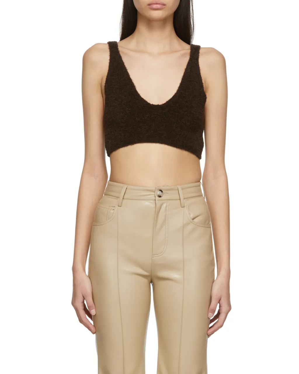 Zosia Bouclé Bralette Top