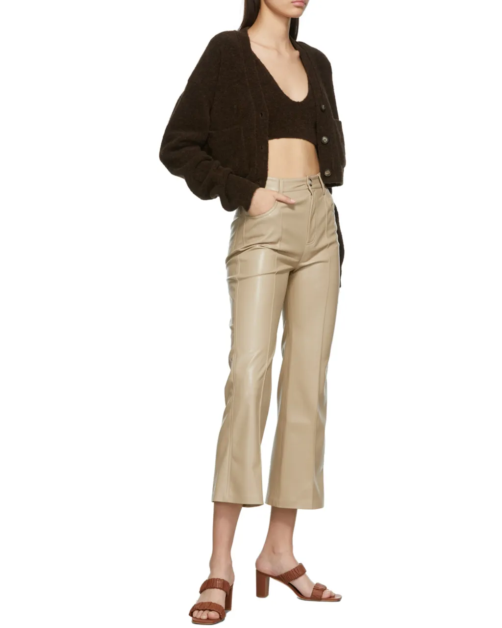Zosia Bouclé Bralette Top