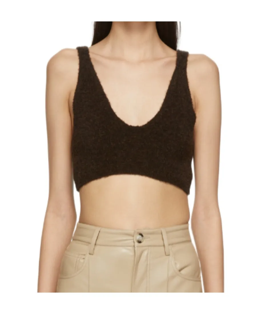 Zosia Bouclé Bralette Top