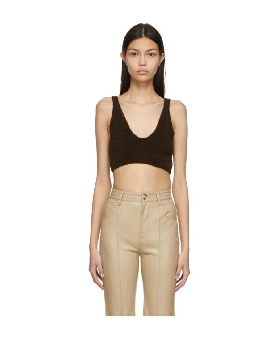 Zosia Bouclé Bralette Top