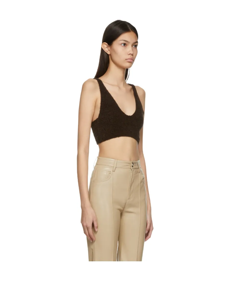 Zosia Bouclé Bralette Top