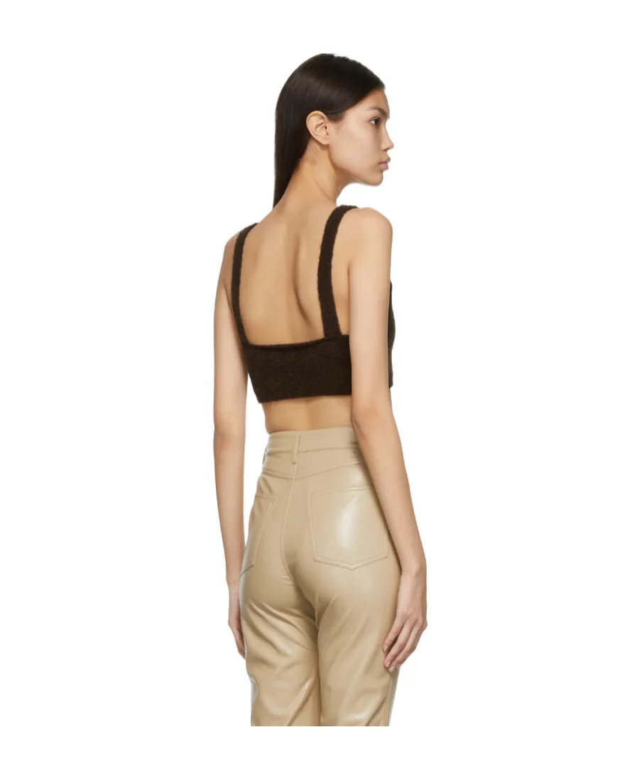 Zosia Bouclé Bralette Top