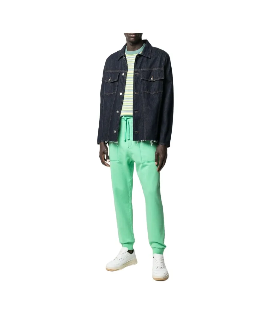 High-Waisted Tapered Trousers