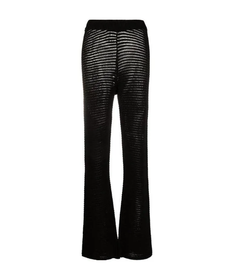 Bazia Crochet-Knit Slim Trousers