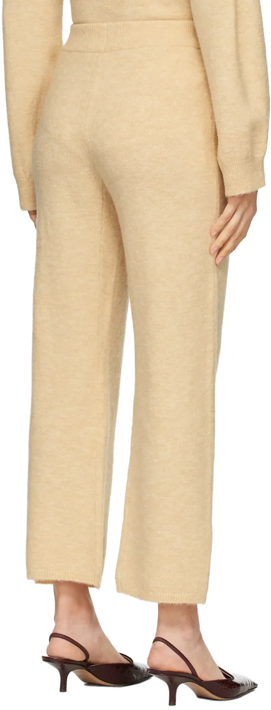 Tied Waist Knit Trousers