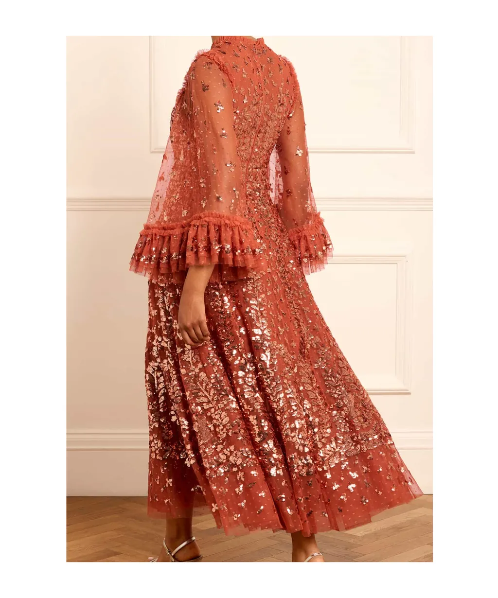 All-Over Sequin Embellished Dress